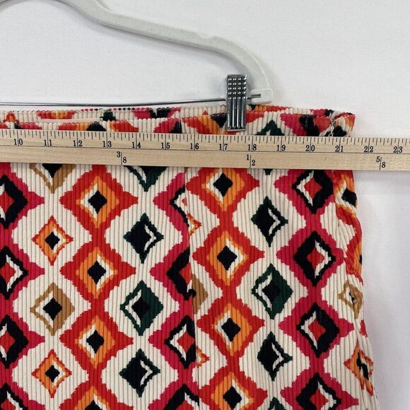 Savanna Jane Skirt Womens 2X Plus‎ Orange Aztec Mini Boho Festival Beach NWT - Picture 14 of 16